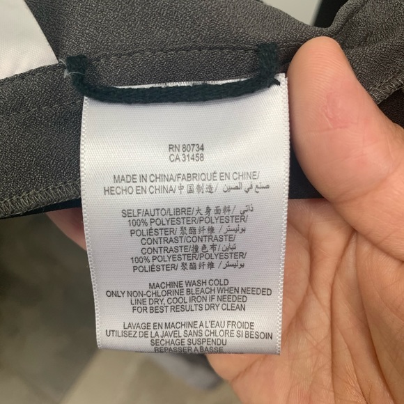 BCBG runway geometric cut out top wrap - Picture 7 of 8